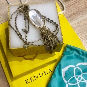 Kendra scott Rayne necklace in ivory pearl